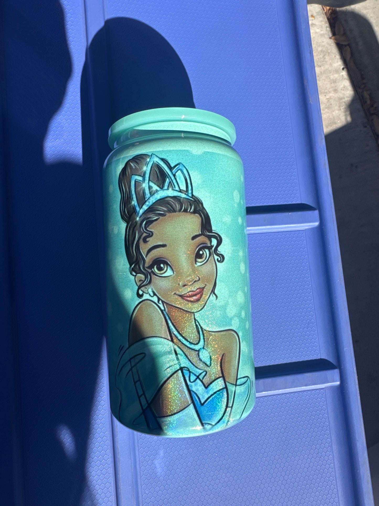 16oz Stainess Can: Tiana