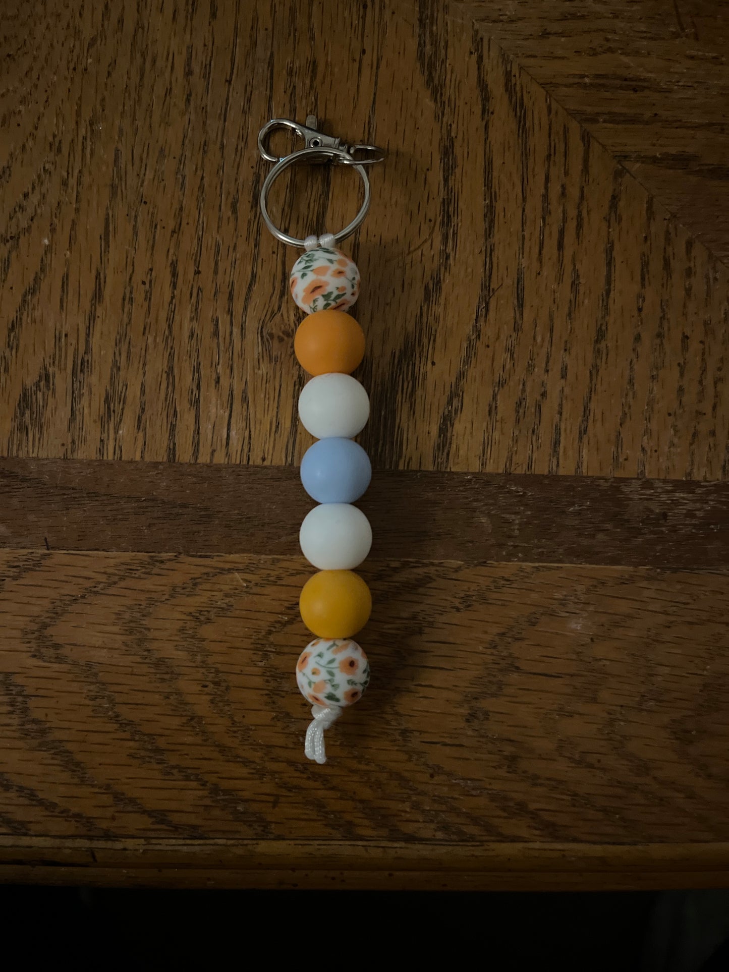 BEAD KEYCHAIN: Spring Floral Small