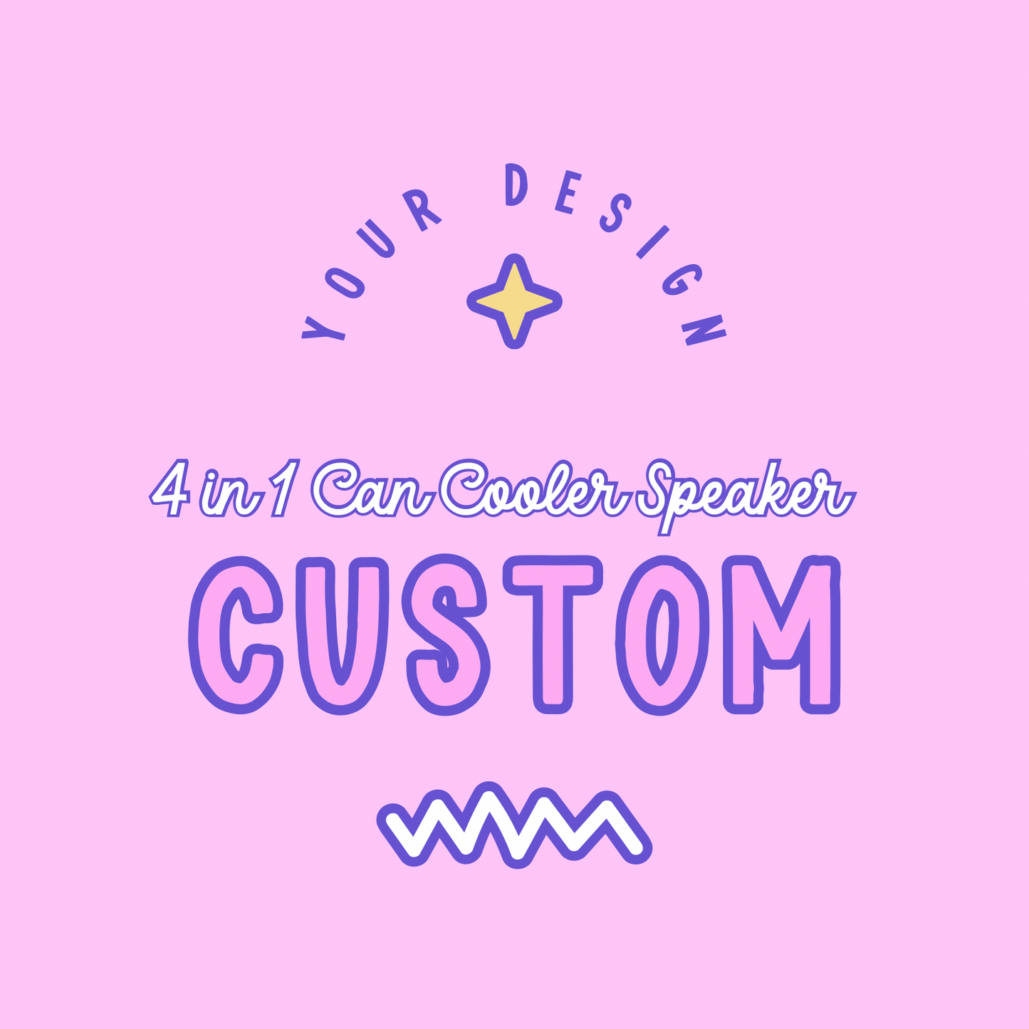 CUSTOM: 4 in 1 Bluetooth Speaker Tumbler