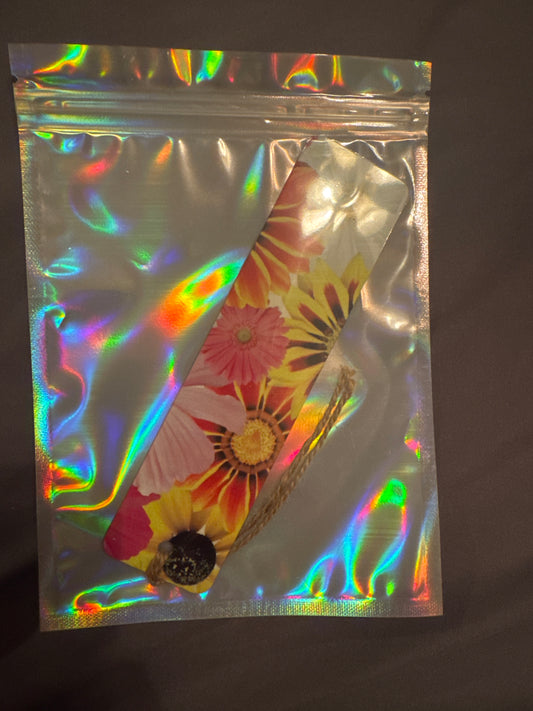 BOOKMARK: Pink and Yellow Flowers