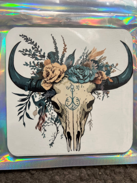 COASTERS: Bull Skull