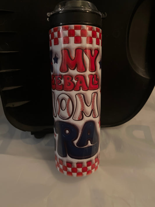 20oz Snack Lid: Baseball Mom Era