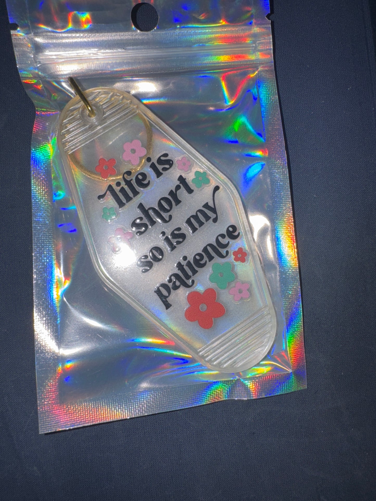 MOTEL KEYCHAIN: Life is so short on Glow