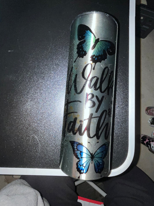 20oz: Walk by Faith on Silver