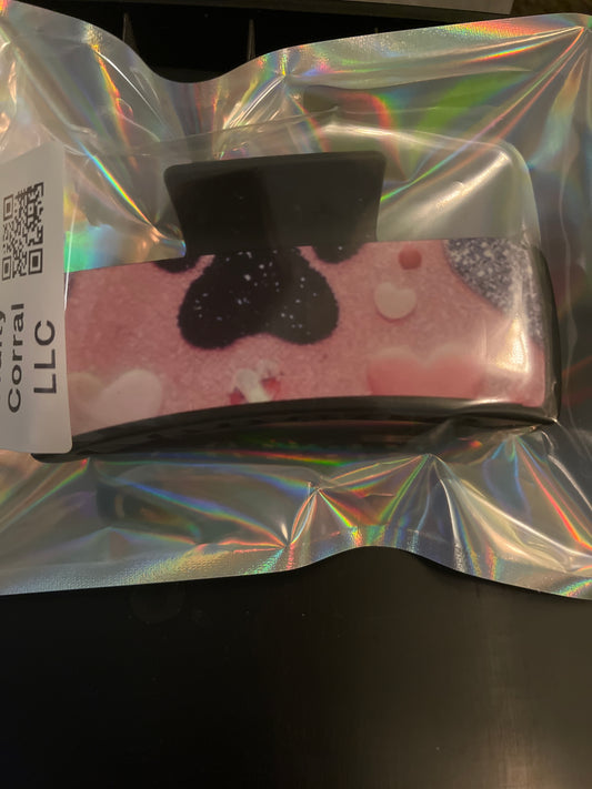 HAIRCLIP: Pink Dog Mama