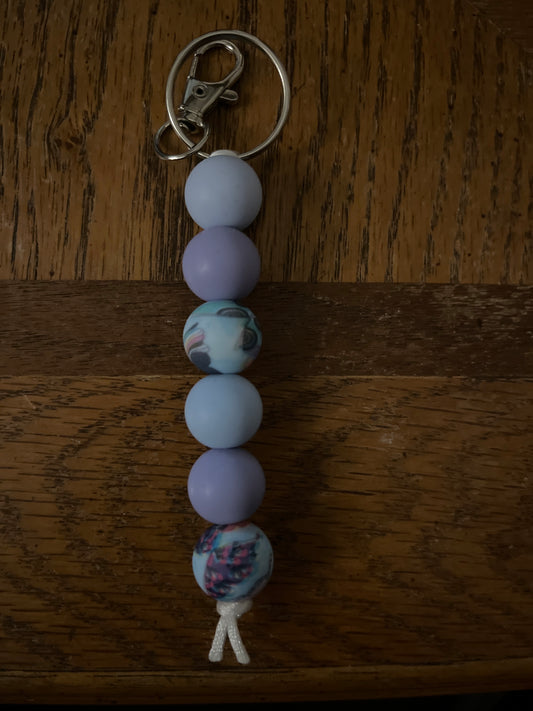 BEAD KEYCHAIN: butterfly Small
