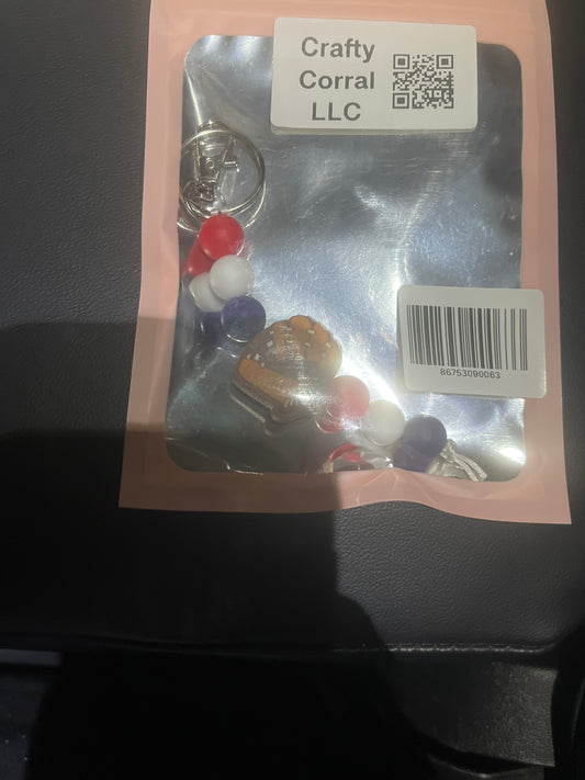 KEYCHAIN: Baseball Glove