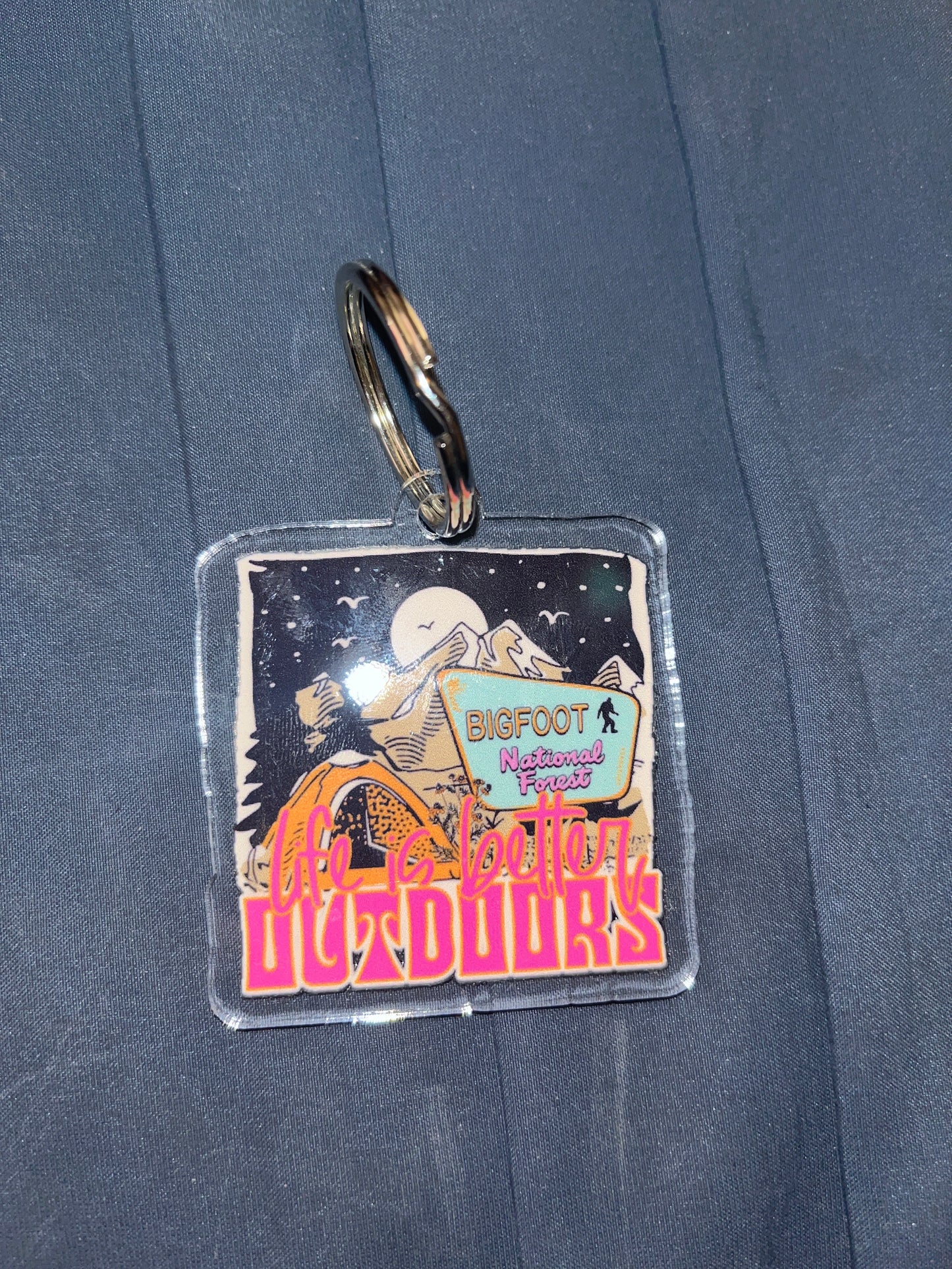 KEYCHAIN: Life is better Outdoors on square