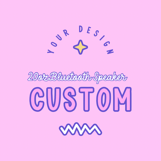 CUSTOM: 20oz Bluetooth Speaker Tumbler