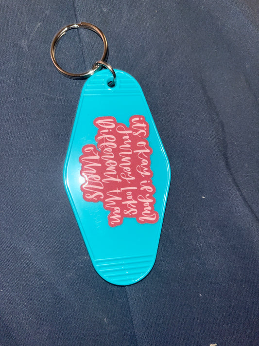MOTEL KEYCHAIN: It’s okay if your journey on Teal