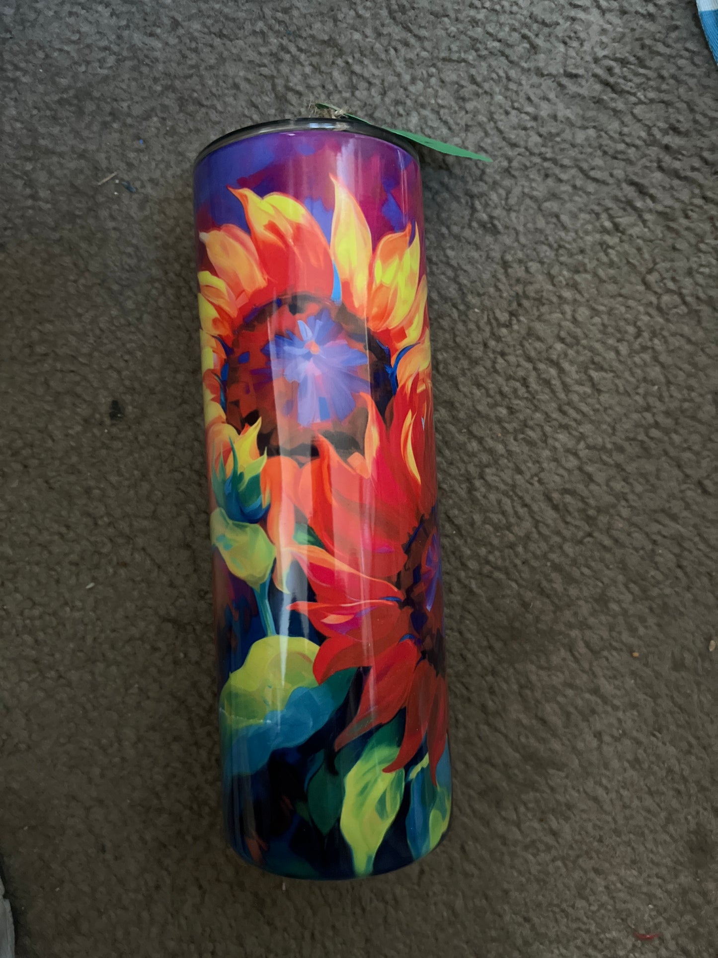 20oz: Neon Flowers