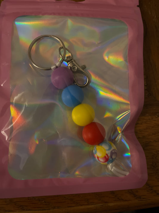 BEAD KEYCHAIN: balloon Small