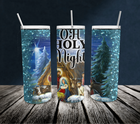 20oz: Glitter Oh Holy Night