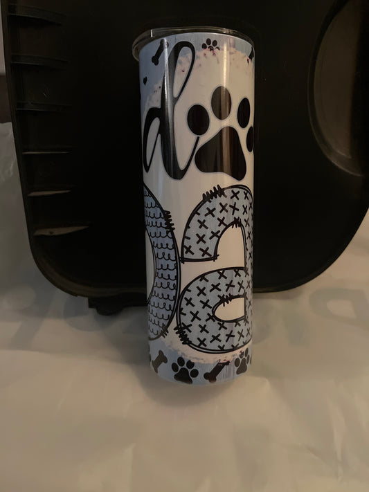 20oz: Dog Dad Blue