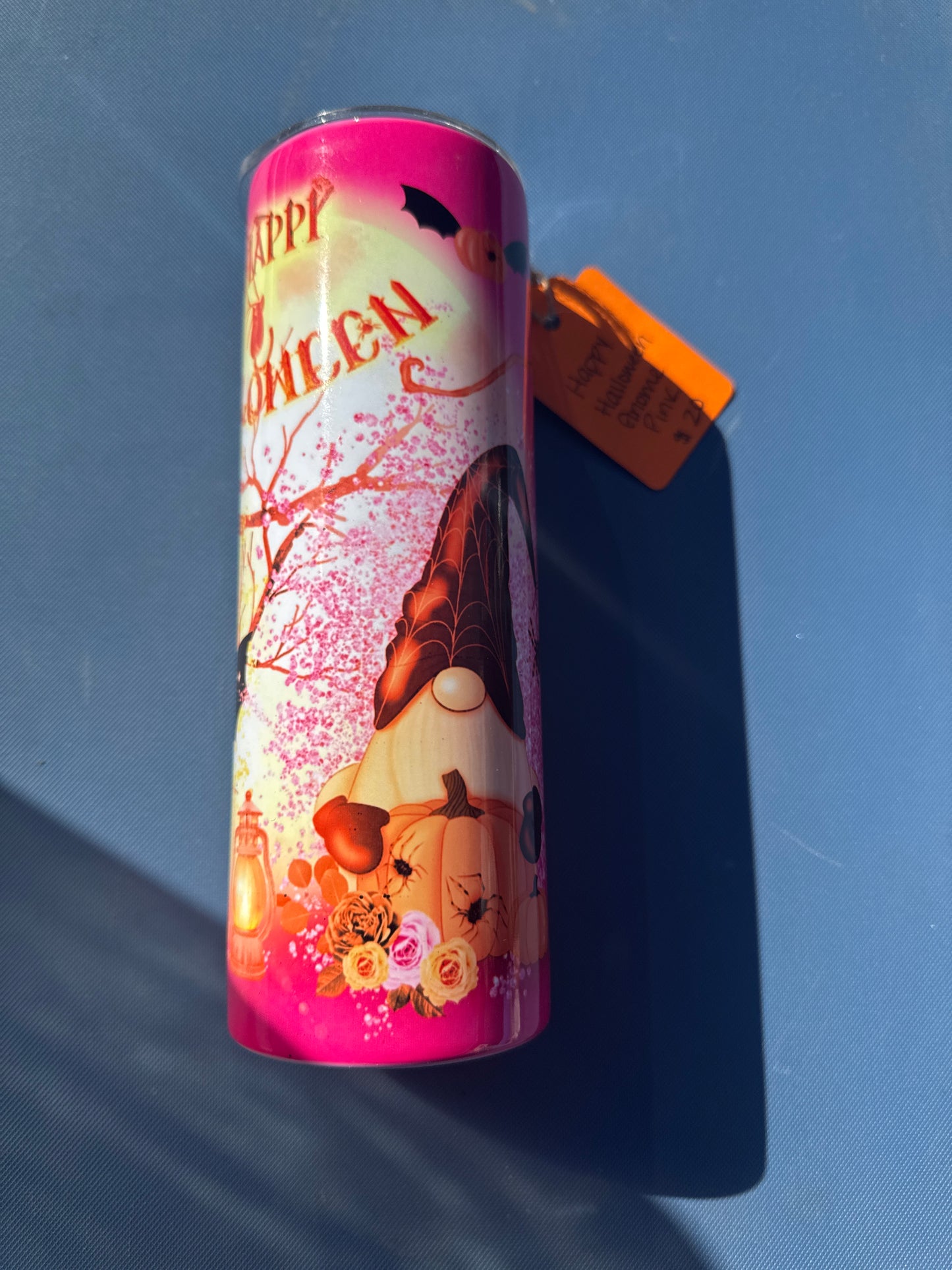 20oz: Happy Halloween Pink