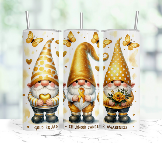 20oz: Gold Ribbon Gnomes